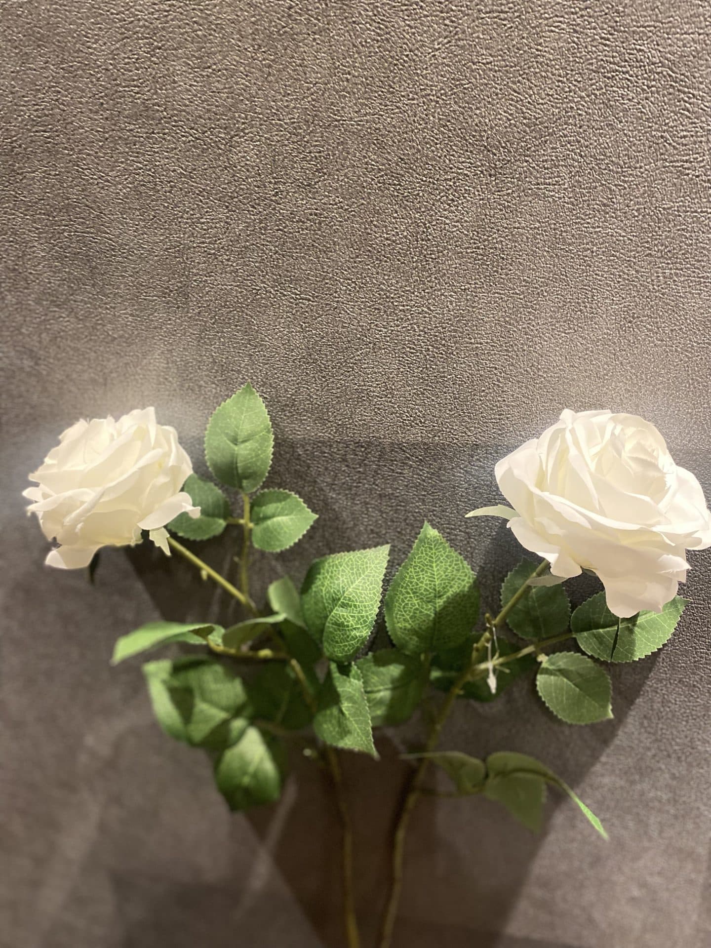 Roos wit zijdebloem 65 cm - kunstbloem op steel