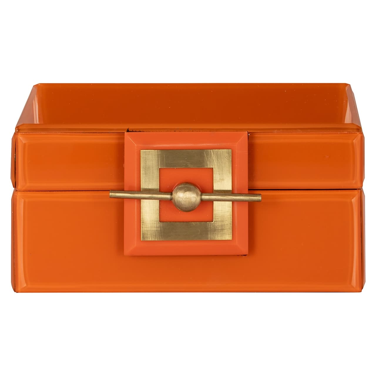 Juwelen box Bodine oranje klein 17x17x8 cm Richmond Interiors