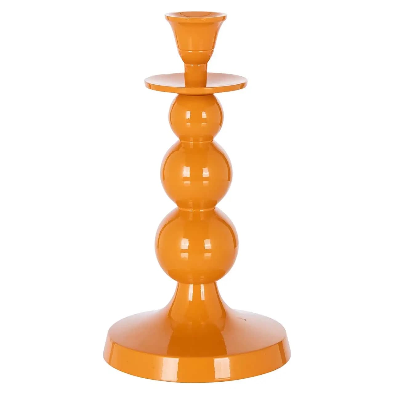 Kandelaar Ryan oranje aluminium 23,5 cm - Richmond Interiors