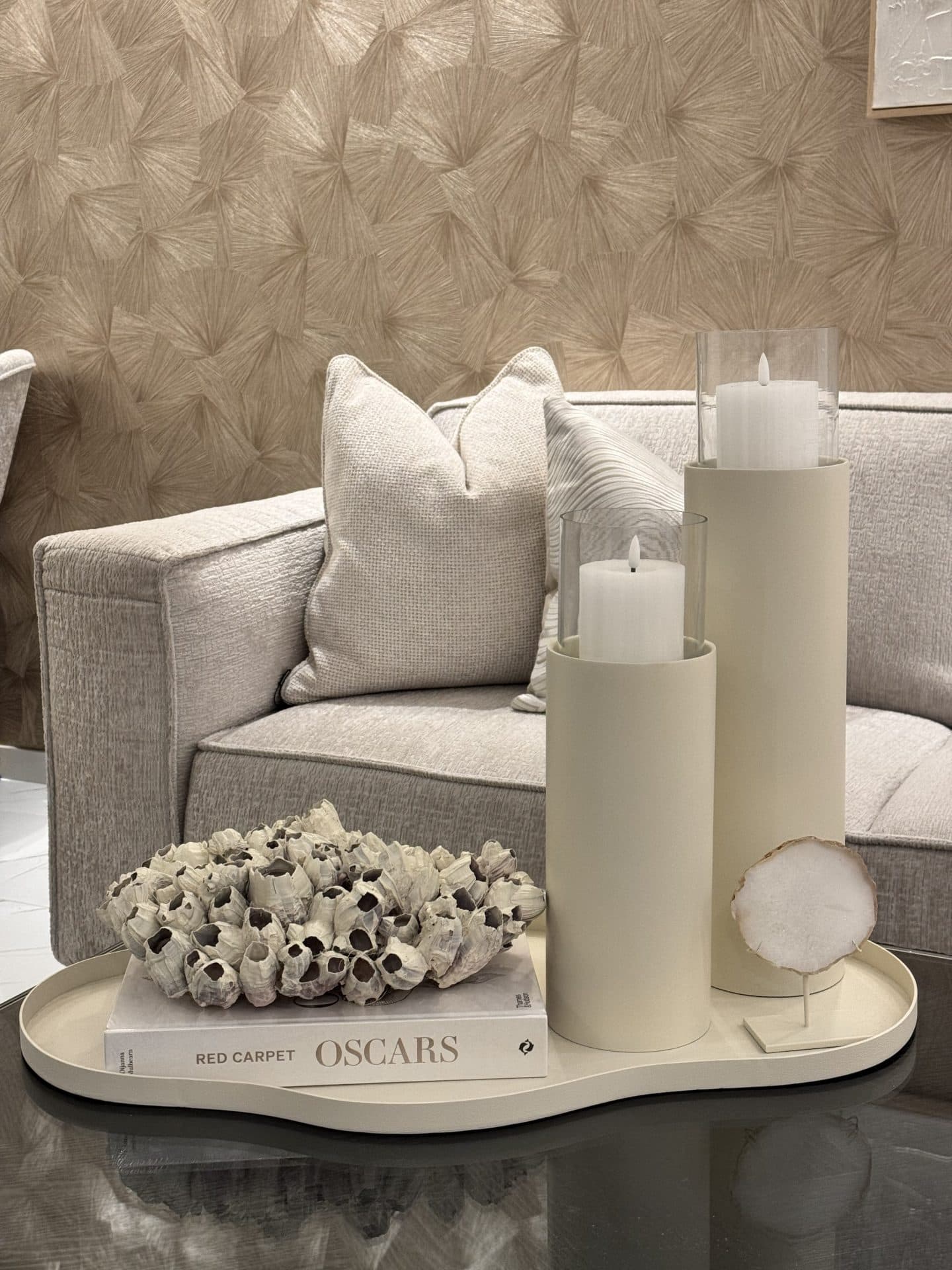 Dienblad organic ivory cream XL 66x37,5 cm
