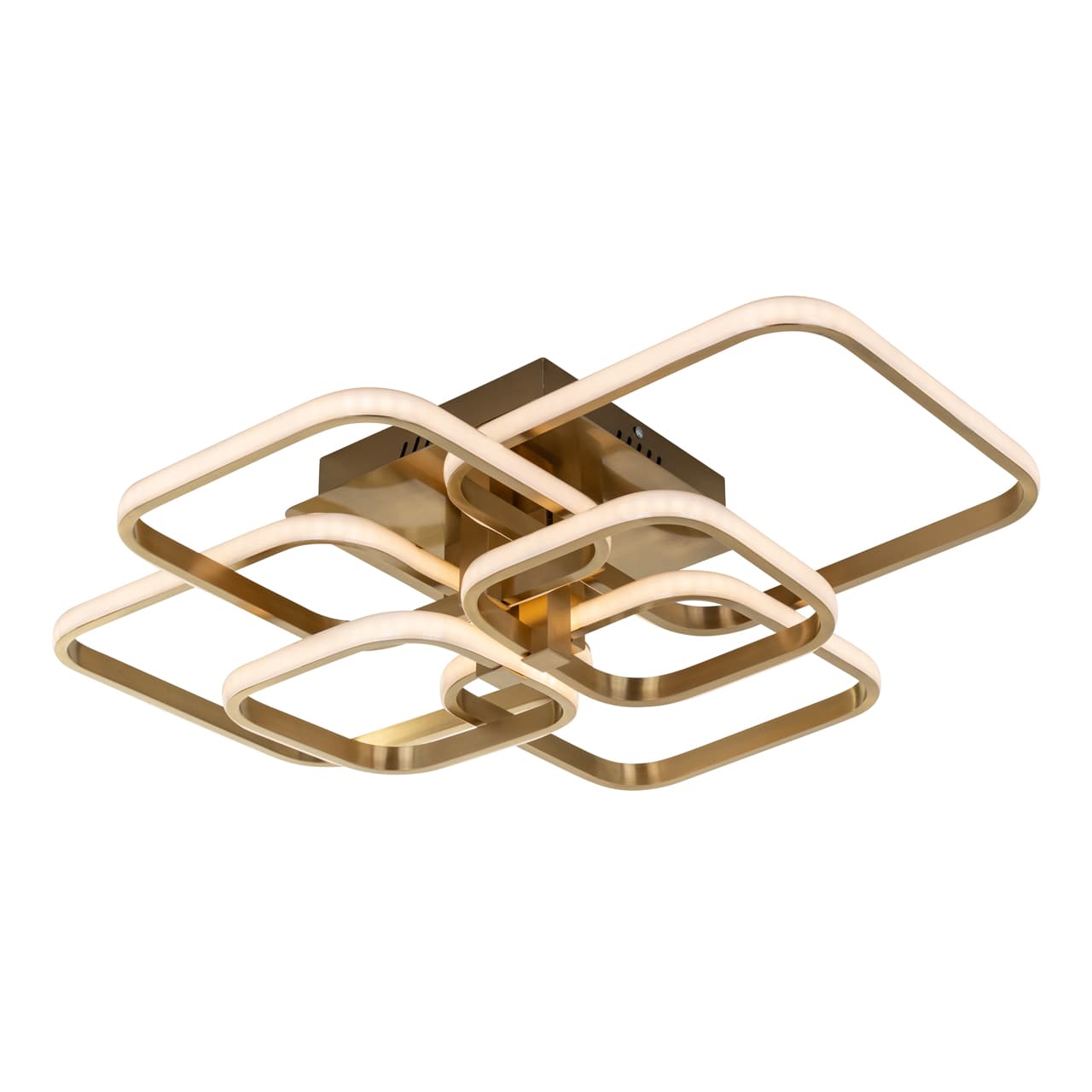 Plafondlamp Cailey brushed gold aluminium 69 cm