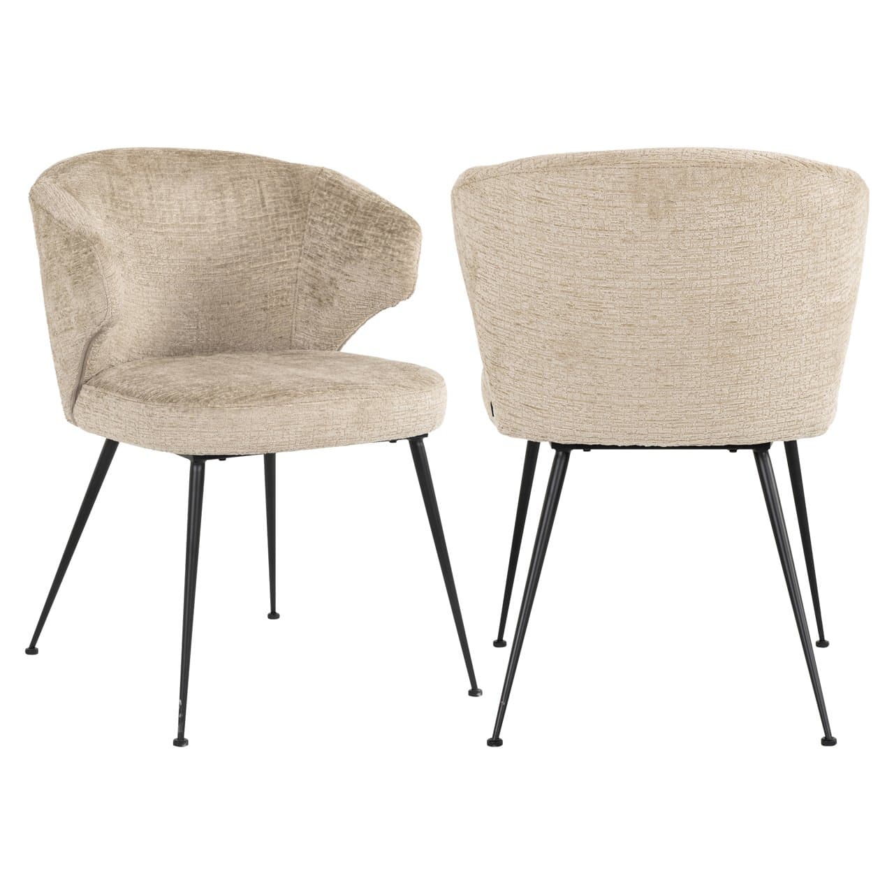 Eetkamerstoel Xandra desert fusion 80 cm - fire retardant