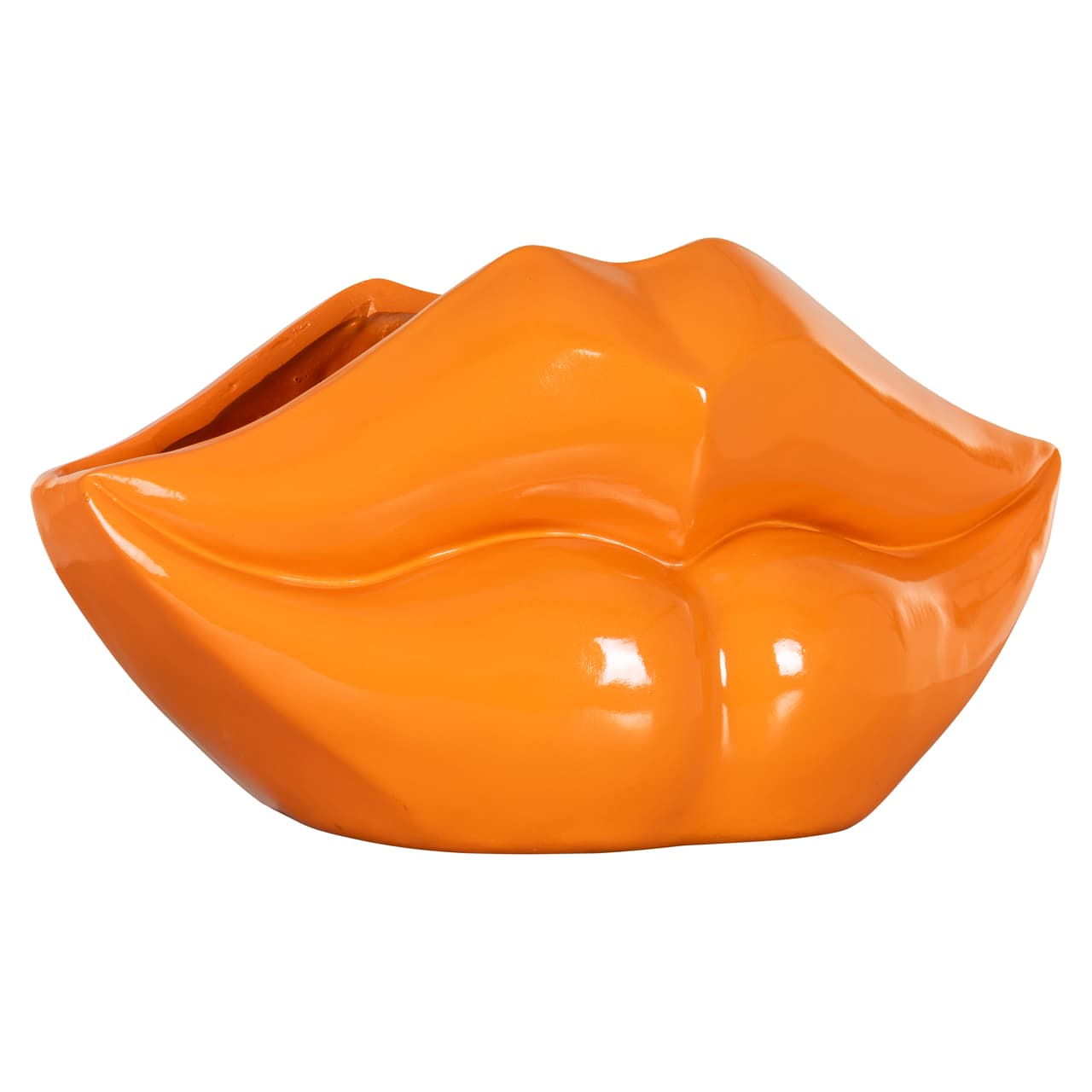 Vaas Lippo oranje lippen polyresin 37x19 cm