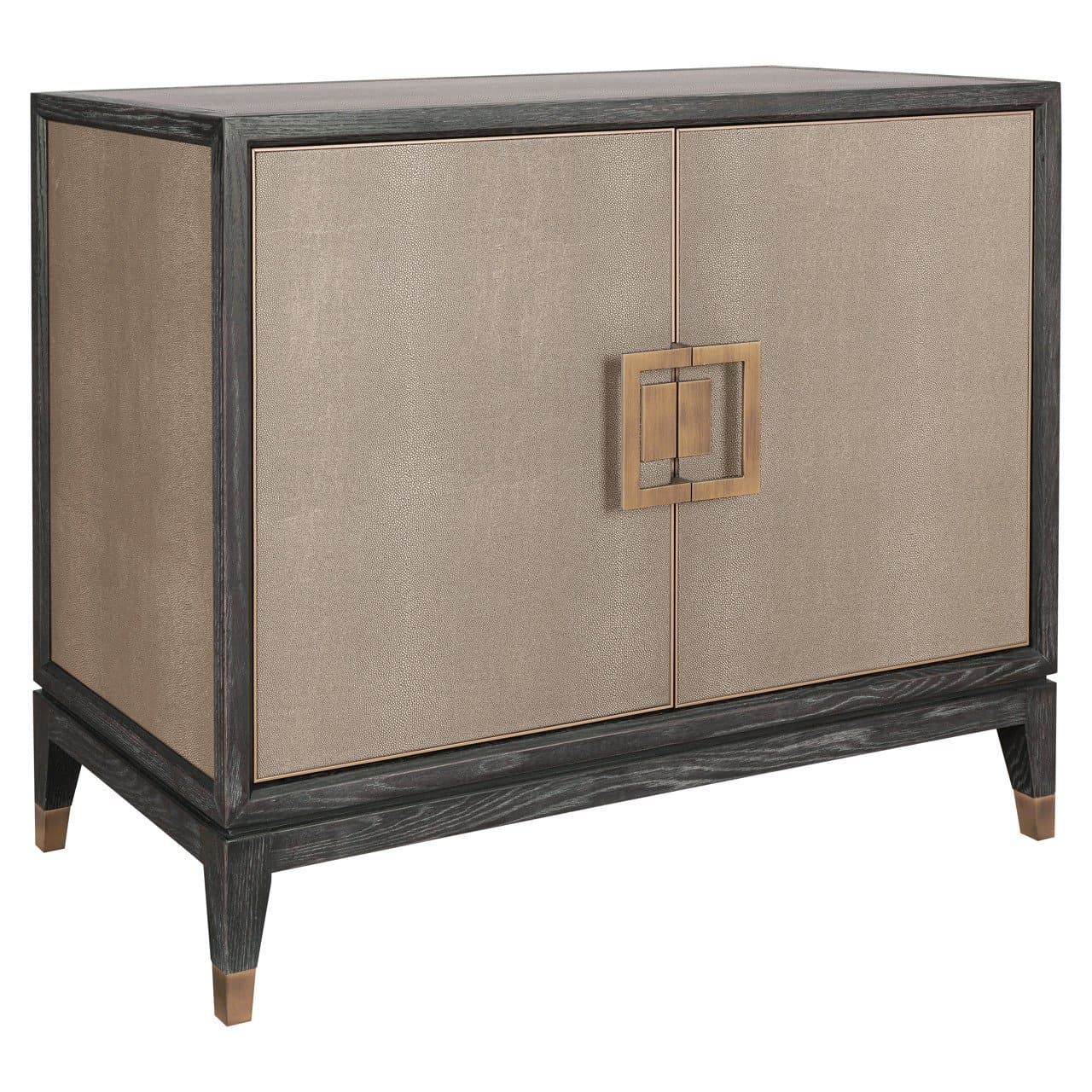 Dressoir Bloomville brass shagreen 2 deuren 97 cm