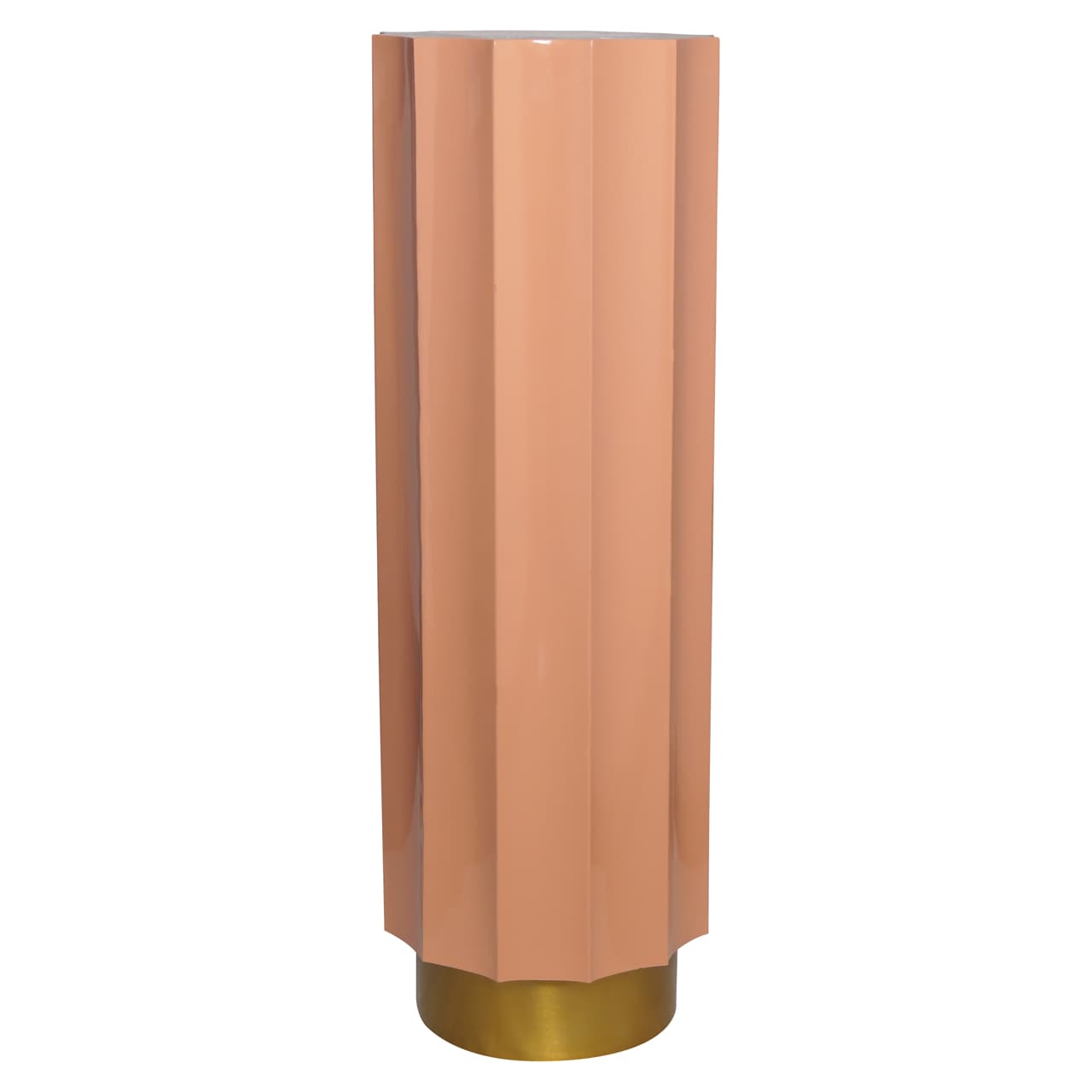 Pilaar Isabelle salmon met gouden basis 90 cm