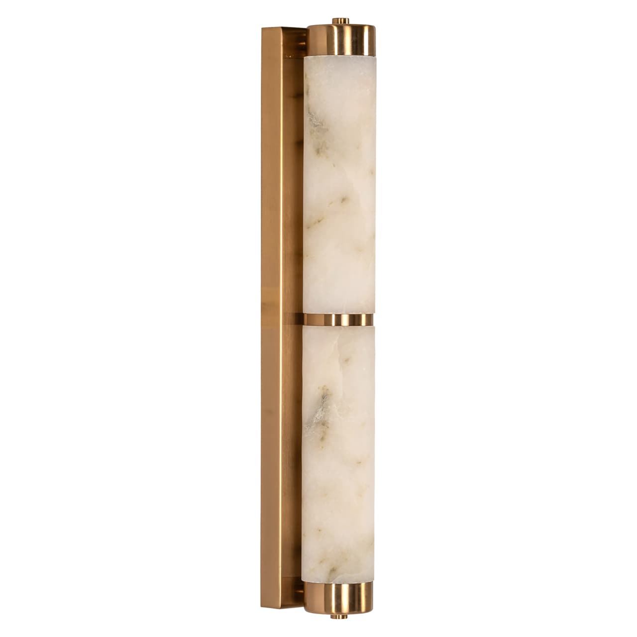 Wandlamp Lycke albast en goud 59,5 cm