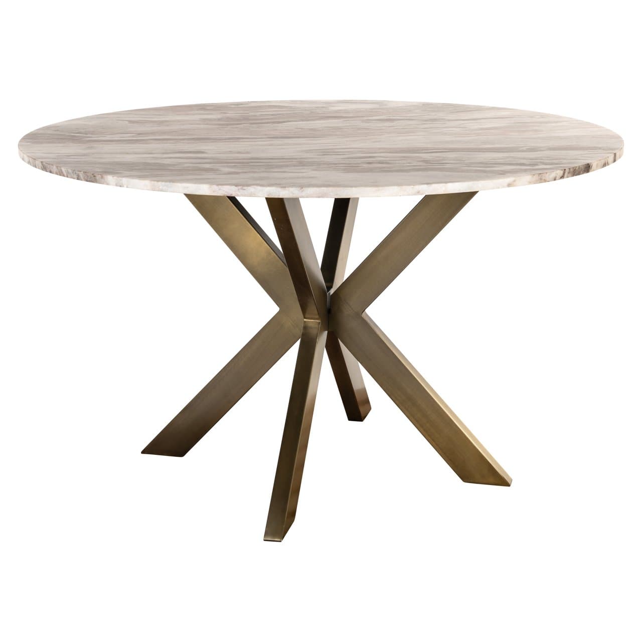 Eettafel Bottega rond Toronto marmer 140 cm blush beige