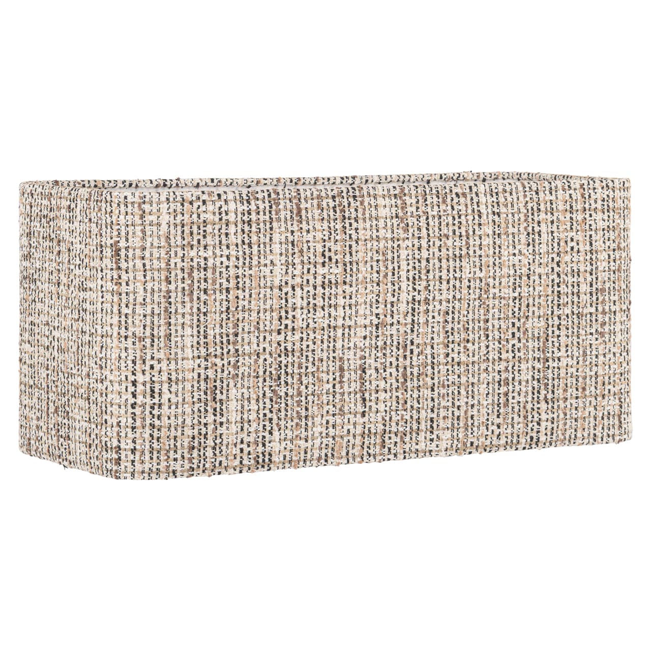 Lampenkap Philou rechthoekig tweed trendy nature 55x25 cm