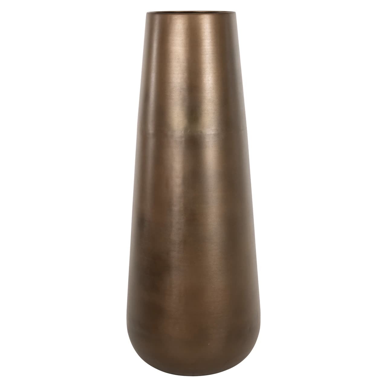 Vaas Kenza aluminium brass antique 142 cm hoog