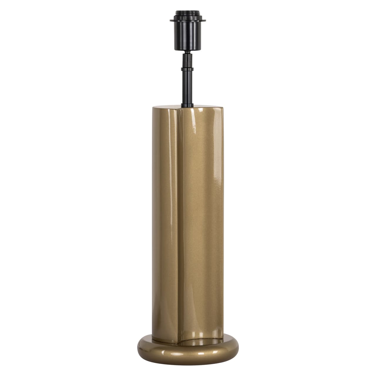 Tafellamp Jessly gold cilindervormig 55 cm hoog