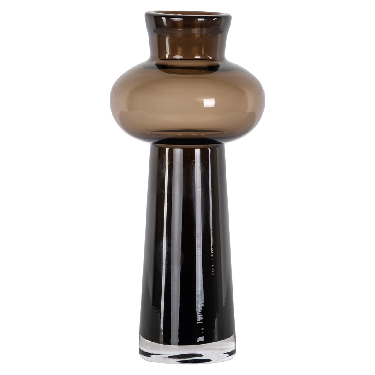Glazen vaas Jamey brown small 29 cm hoog