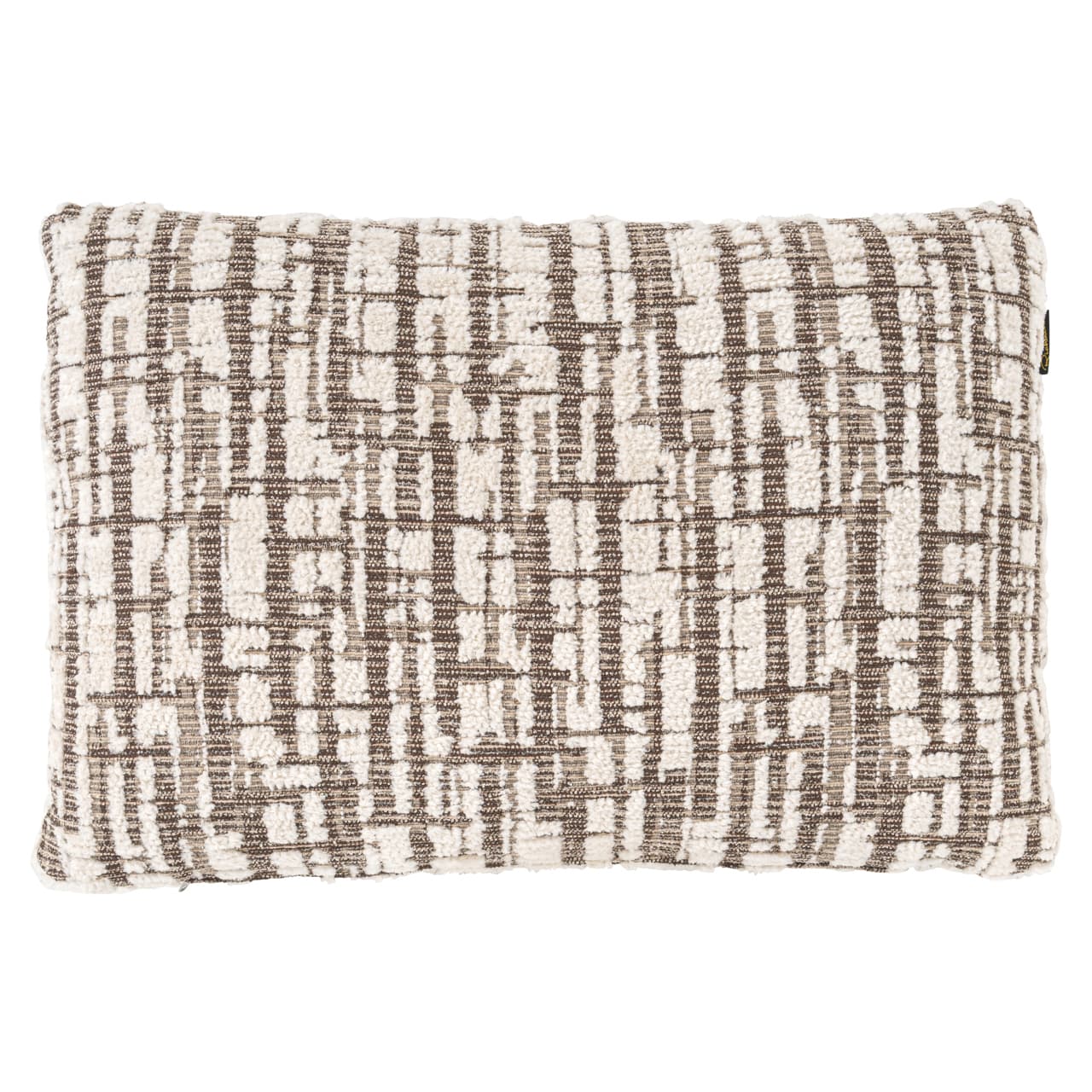 Kussen Oliv cream 40x60 cm - geboucld textuur sierkussen