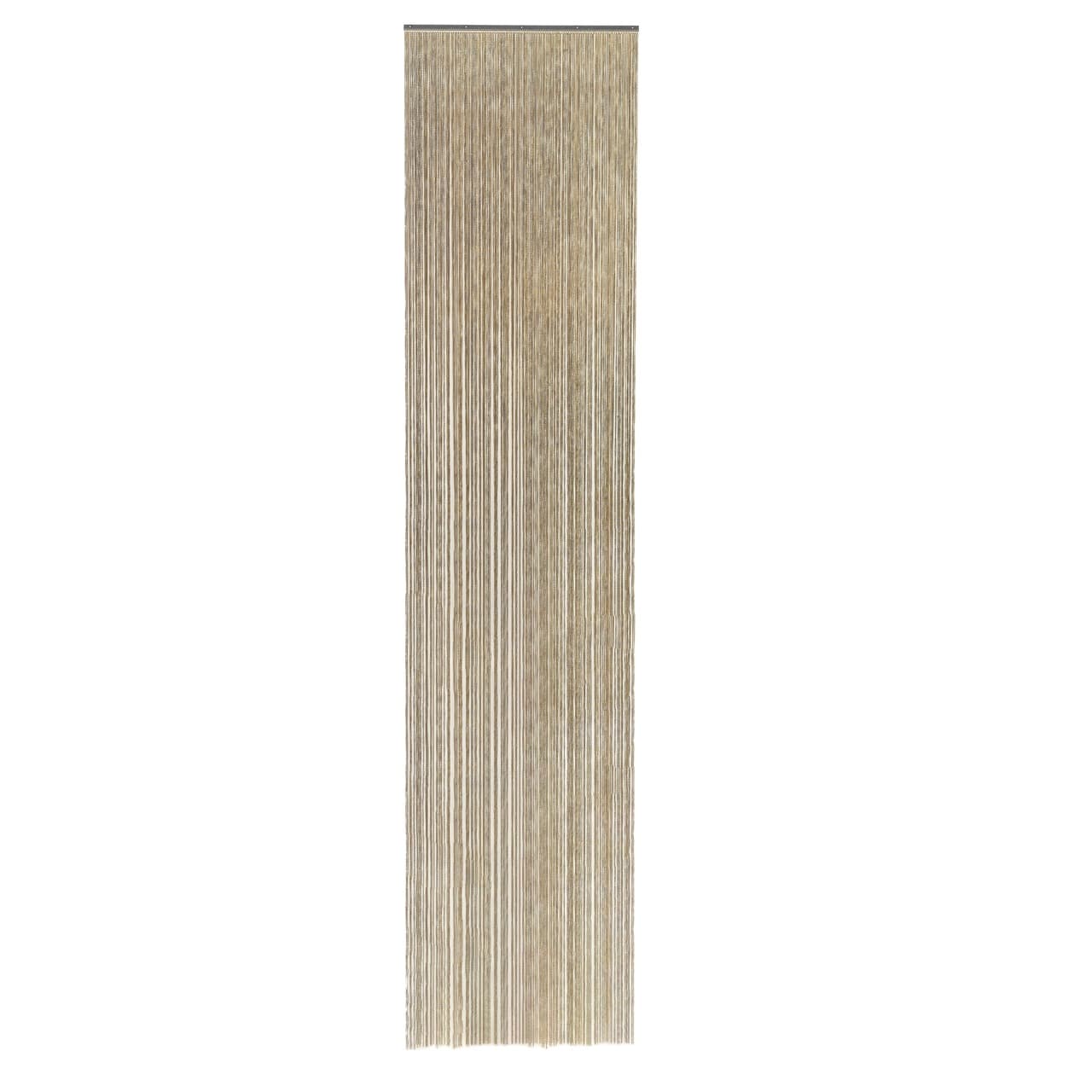 Kettinggordijn goud RVS decoratief 101 x 353 cm
