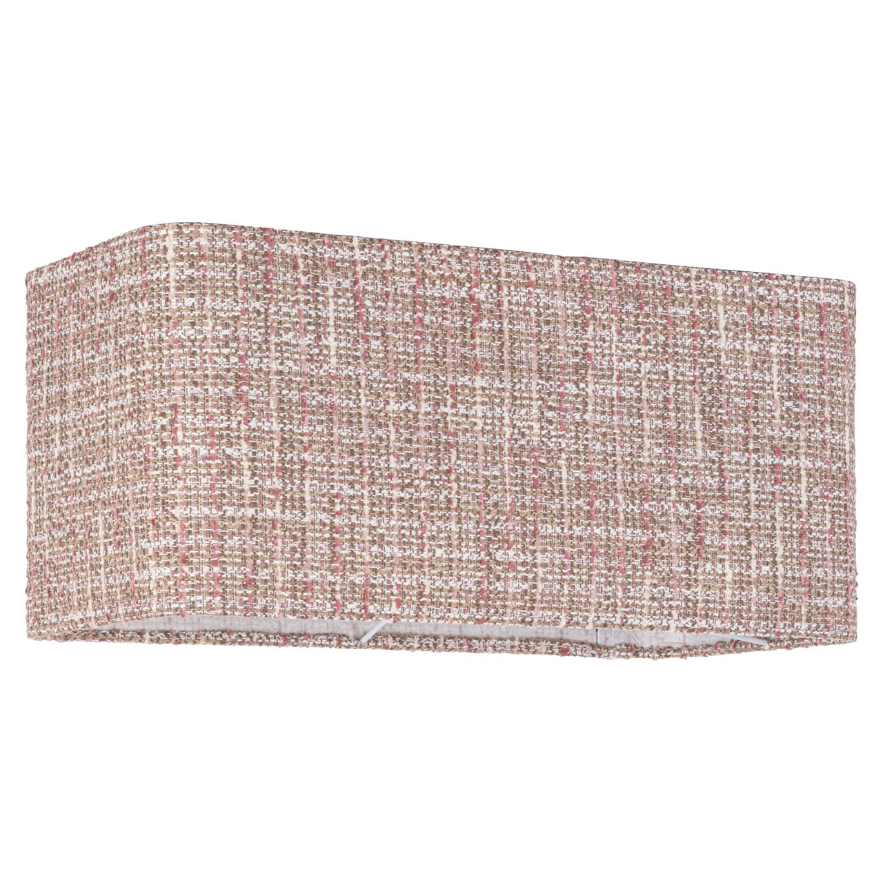 Lampenkap rechthoek trendy rose 55x25 cm - geweven stof