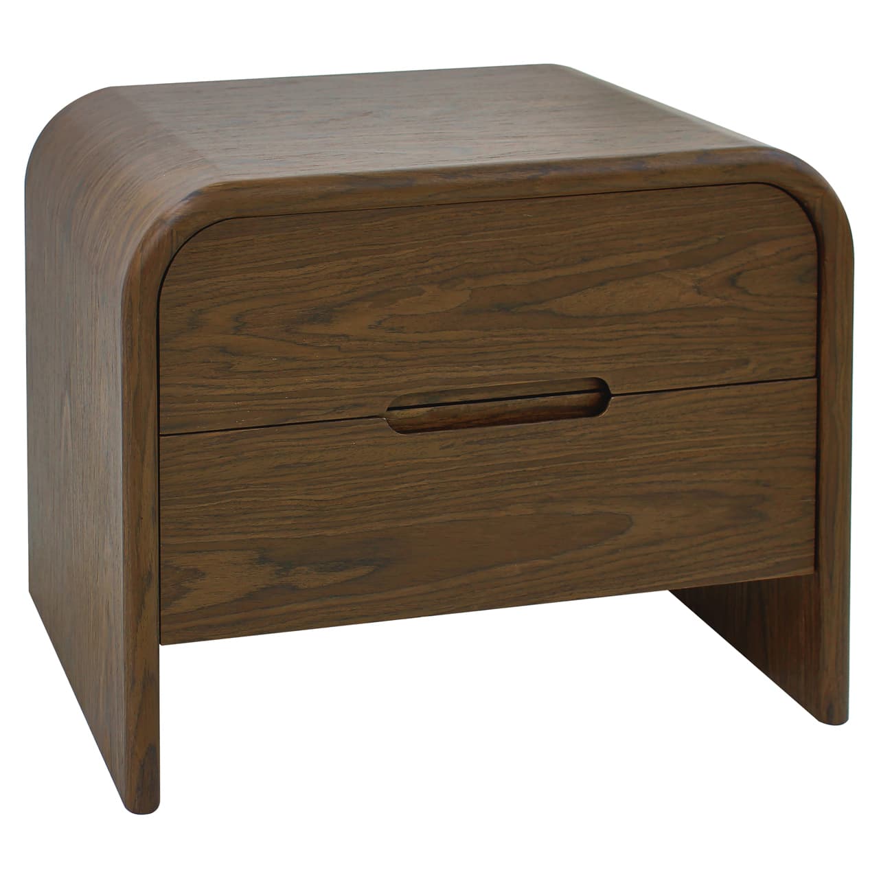 Nachtkastje Bedford brown met 2 lades, 66x50 cm