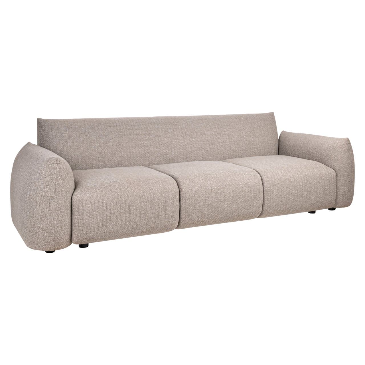 Buiten bank Dawson greige alpine 3-zits 240 cm aluminium frame