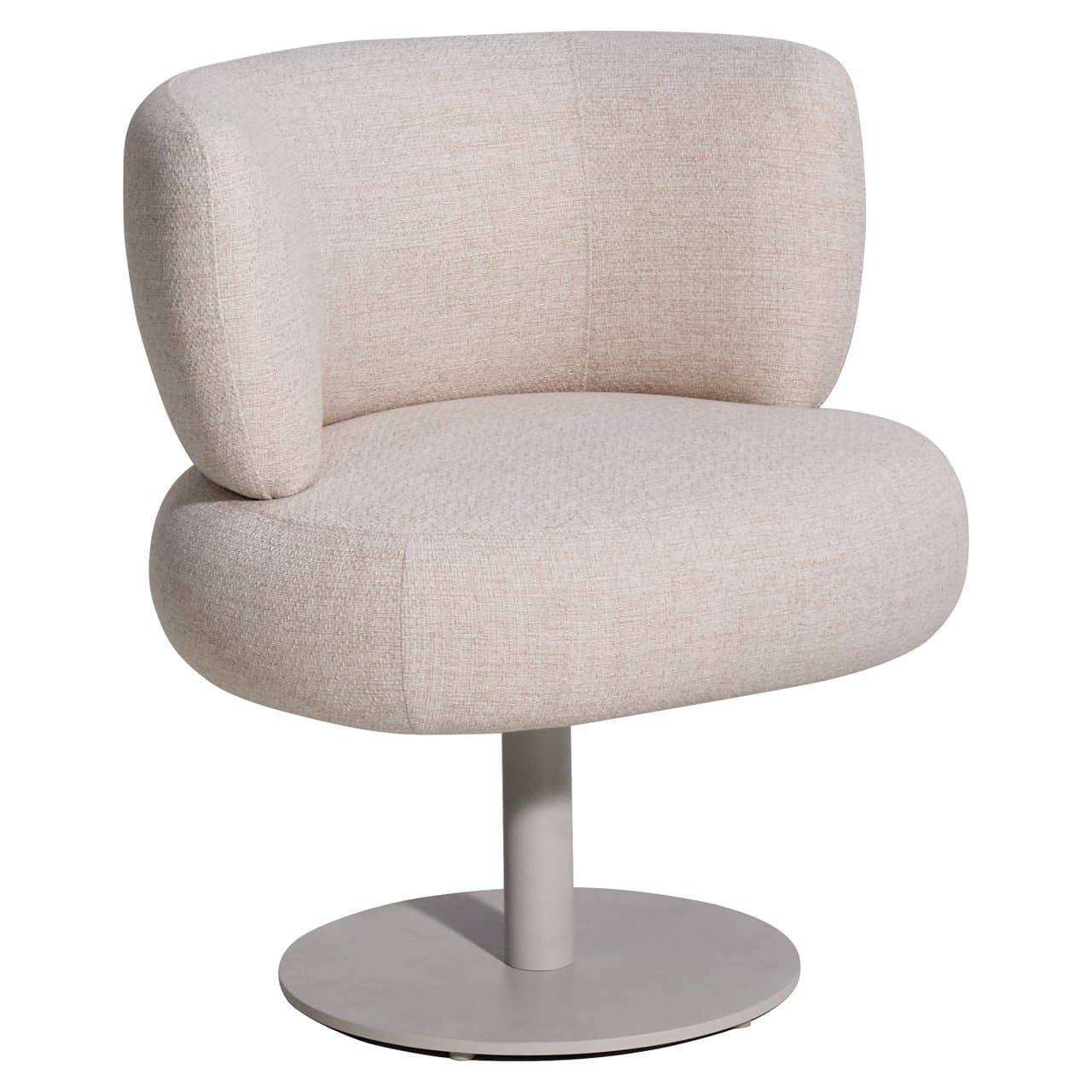 Outdoor eetkamerstoel Mason beige alpine draaibaar 78 cm