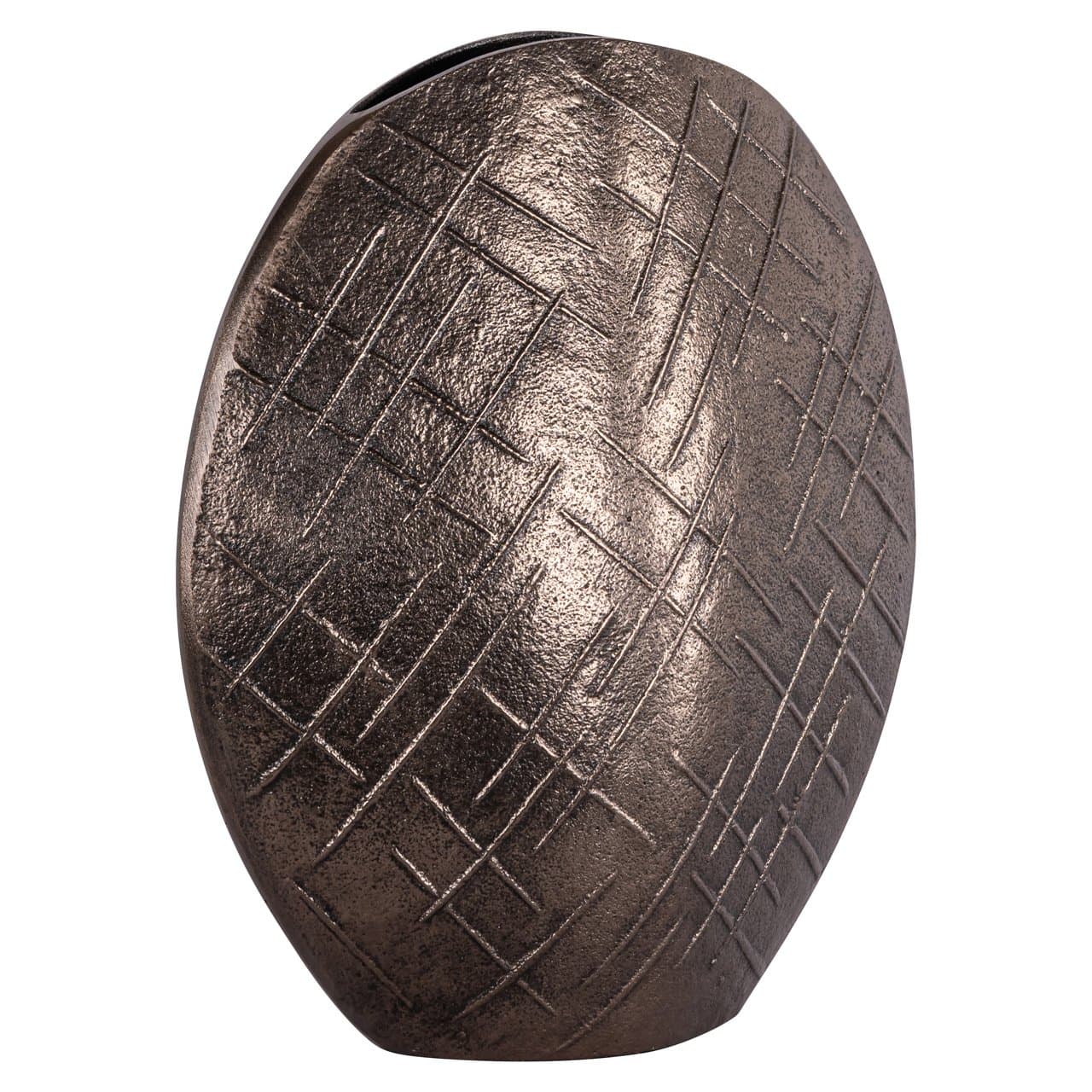 Vaas Olivra bronze aluminium 30 cm