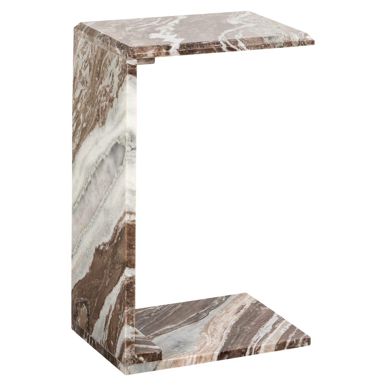 Bijzettafel Tovek Toronto marmer blush beige 56,5 cm