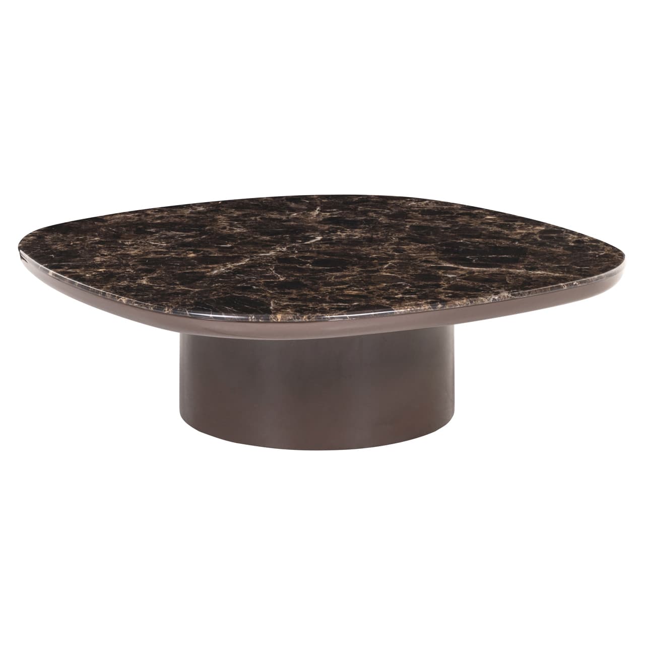 Salontafel Almundi chocolat brown keramiek blad 100 cm