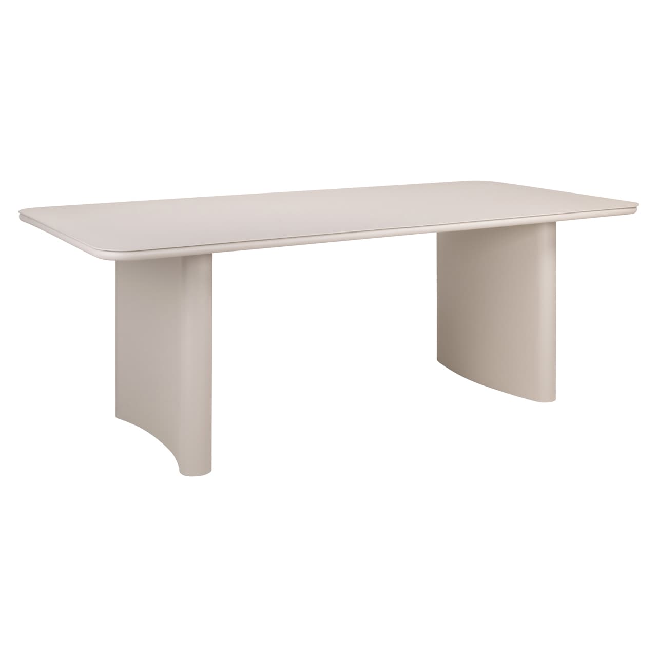 Outdoor eettafel Senza aluminium light beige 220 cm