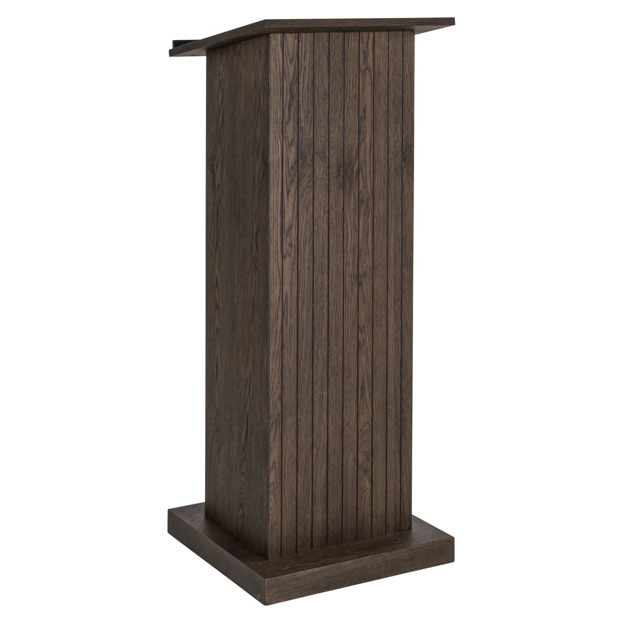 Bartafel Ritz brown 128 cm - MDF, metaal en eiken fineer