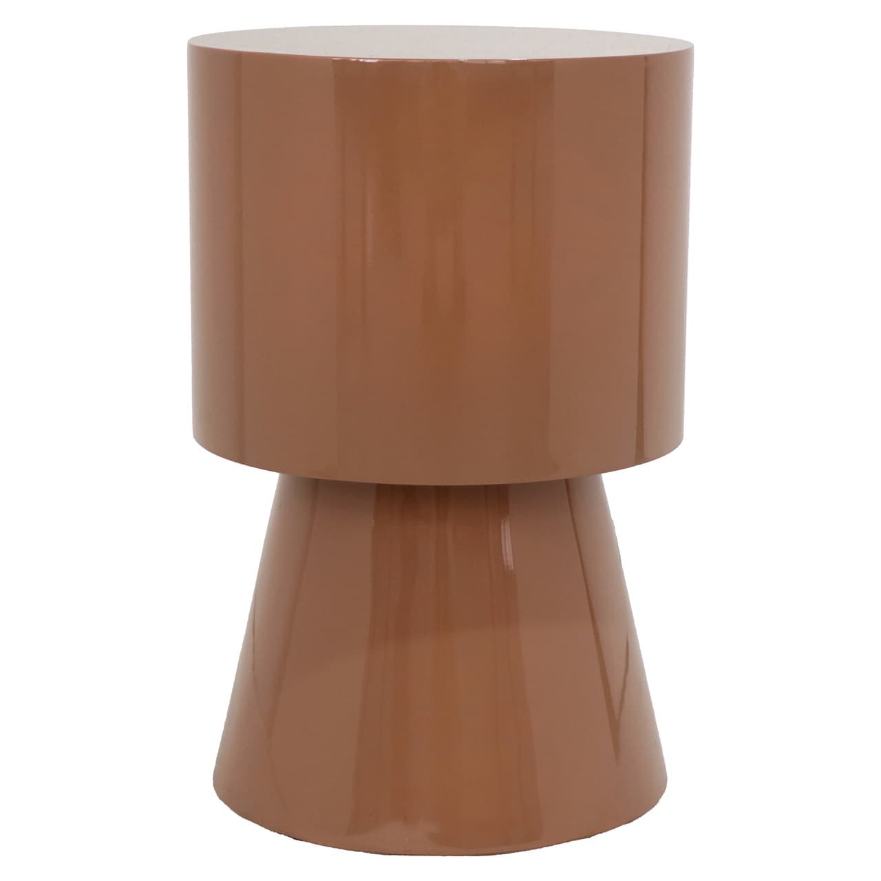 Bijzettafel Liza mocha mousse MDF/resin 30x49 cm