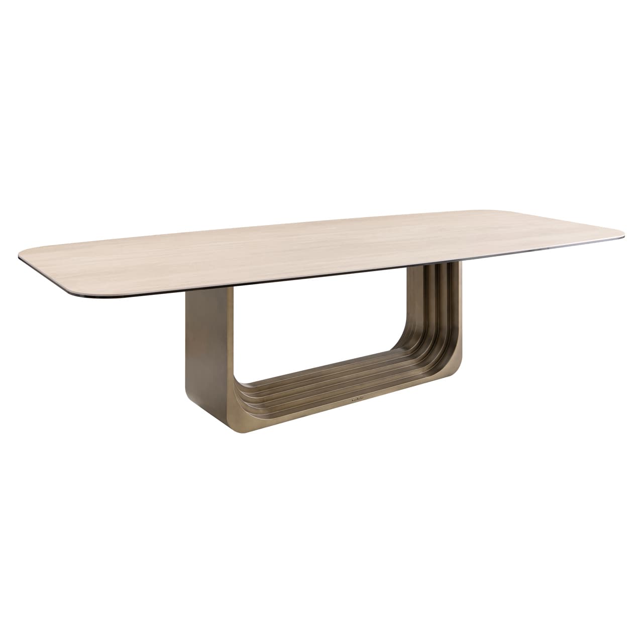 Eettafel Maxfield beige keramiek 300 cm breed