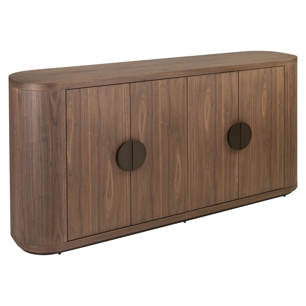 Dressoir Windsor walnut 4-deurs MDF 180 cm