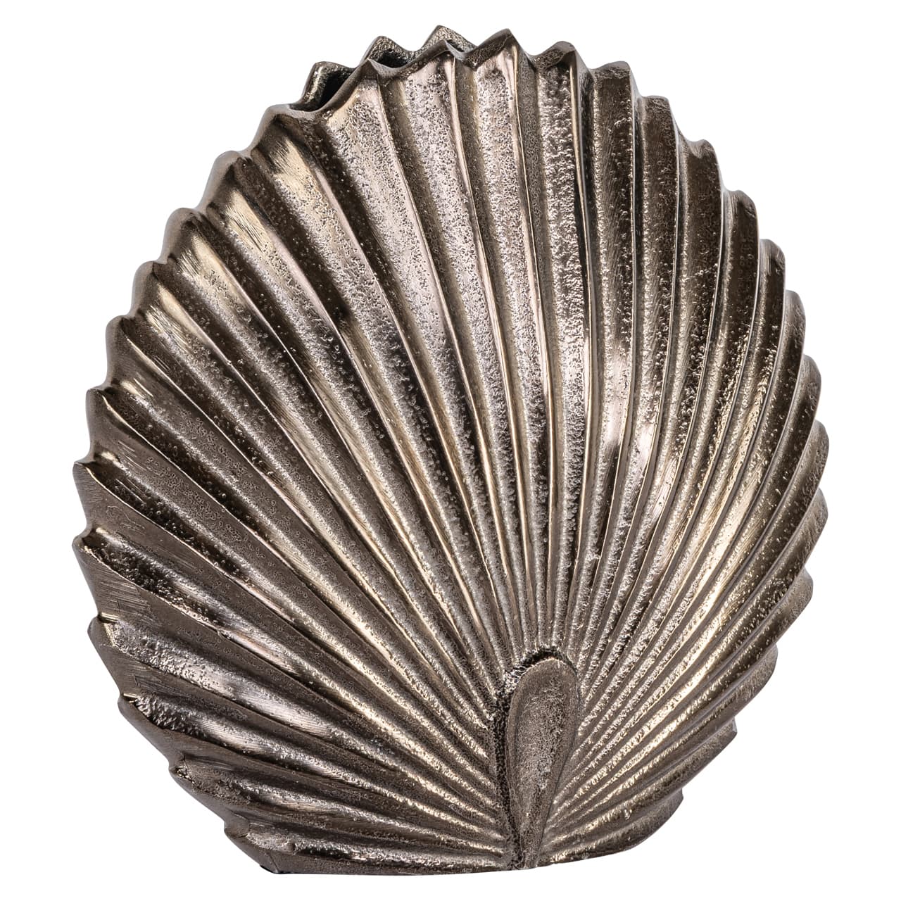 Vaas Mara aluminium brass antique 21,5 cm