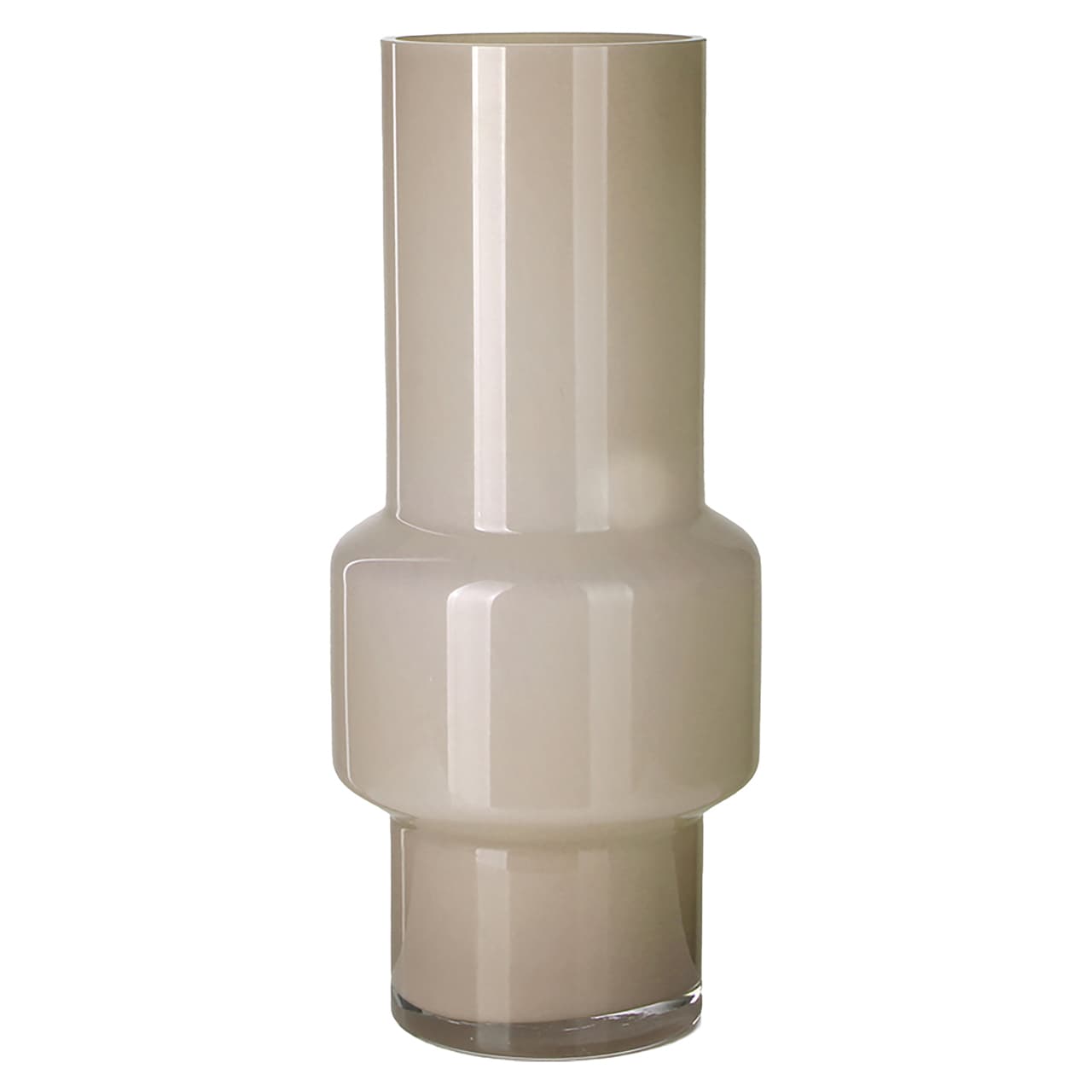 Vaas Torra beige glazen vaas large 43 cm