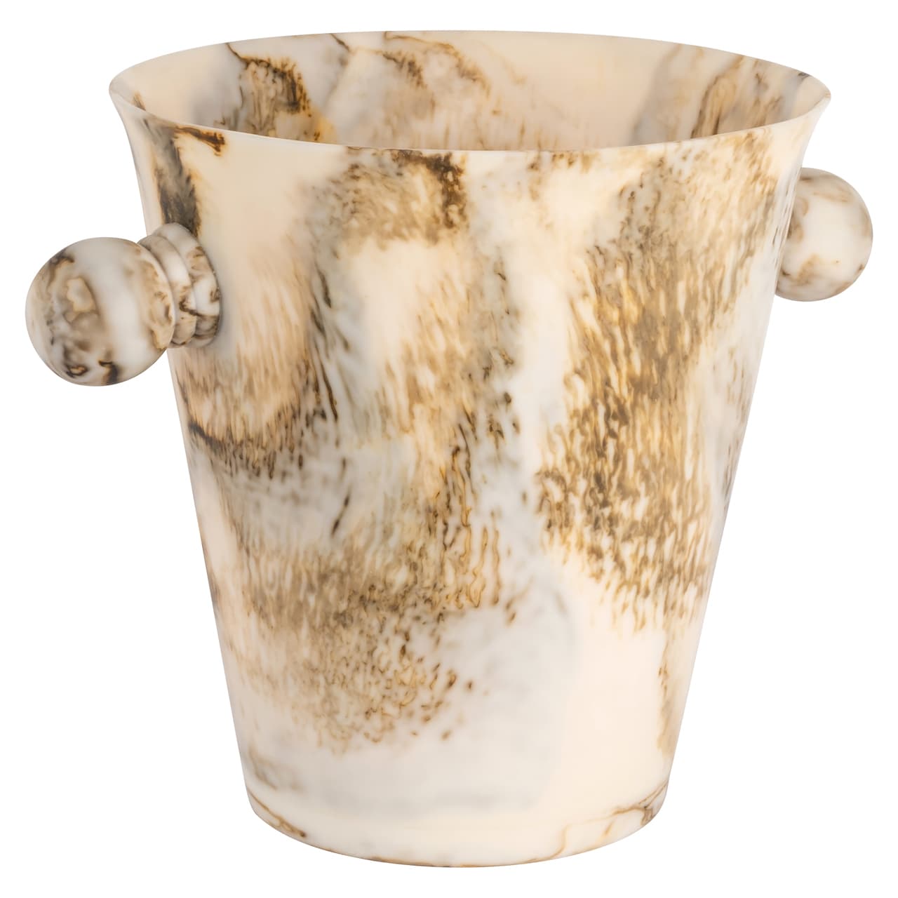 Wijnkoeler Veuve natural resin met ronde grepen 26,5x35,5 cm