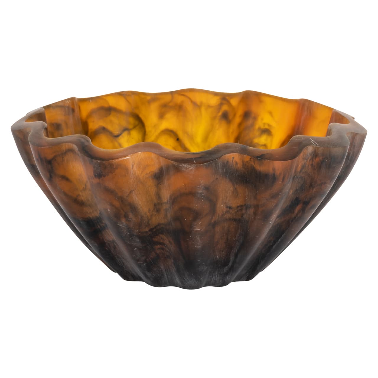Schaal Jasmine resin tortoise patroon 21,5 cm