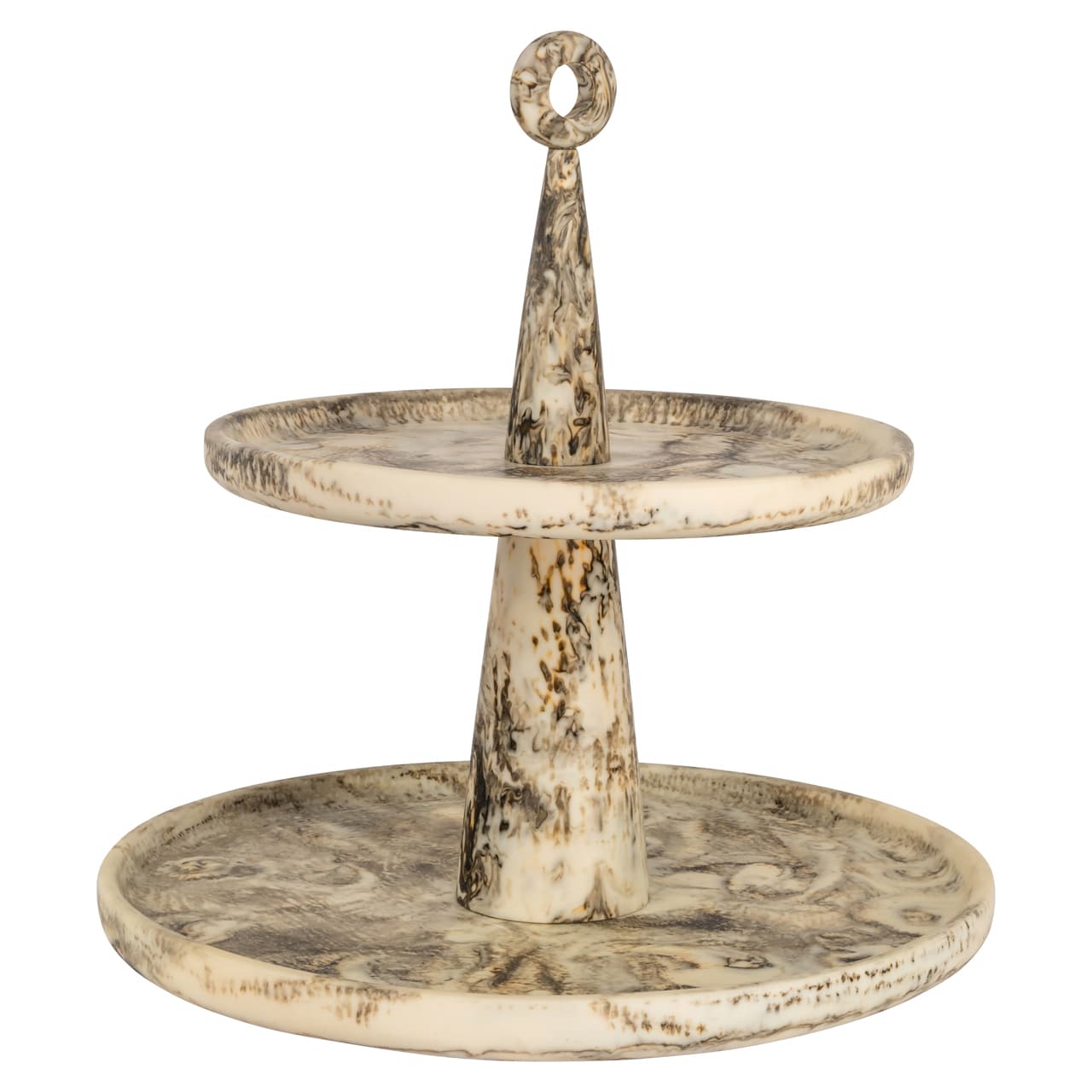 Taartplateau Posy natural - tweelaags resin plateau