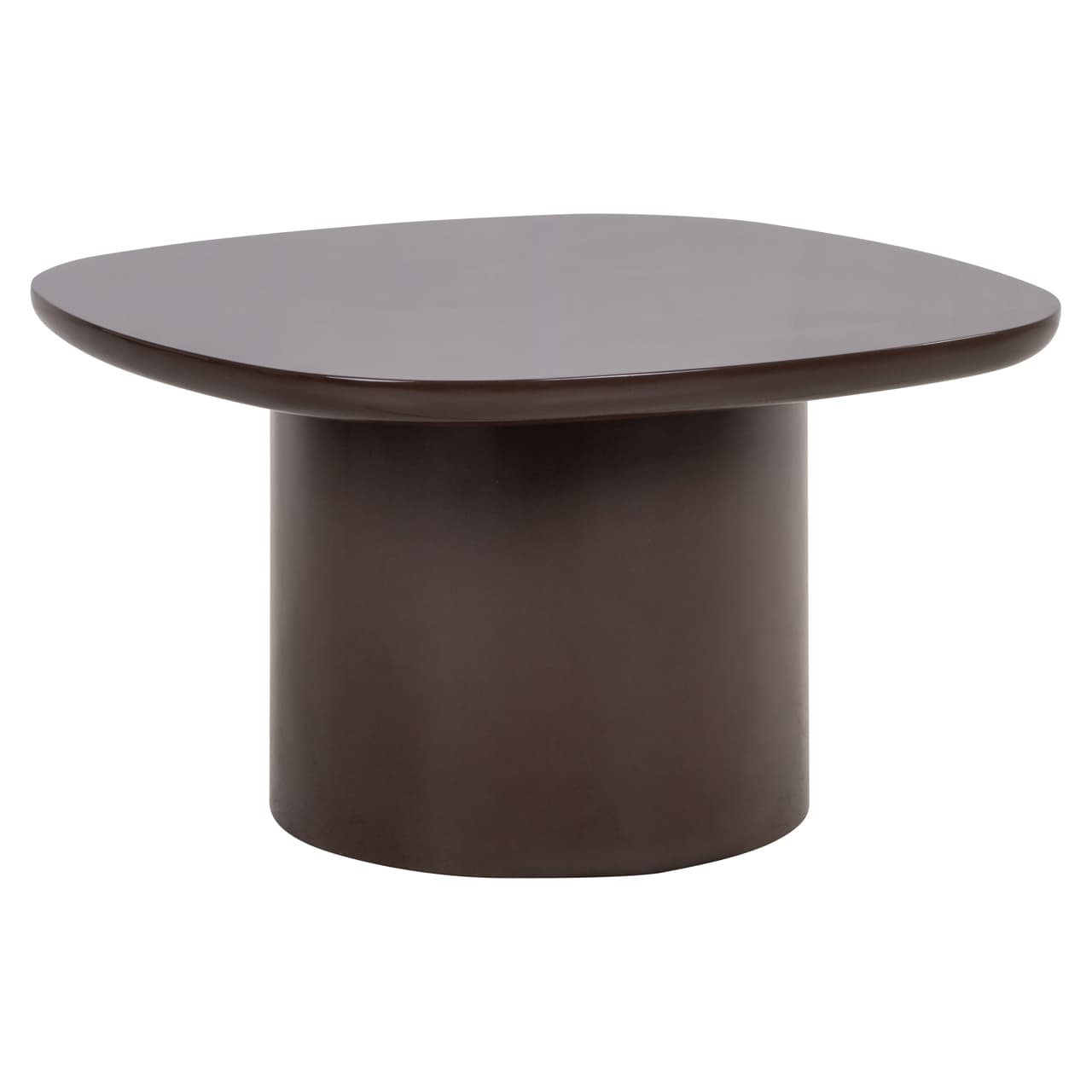 Bijzettafel Almundi chocolat brown MDF 70x38 cm