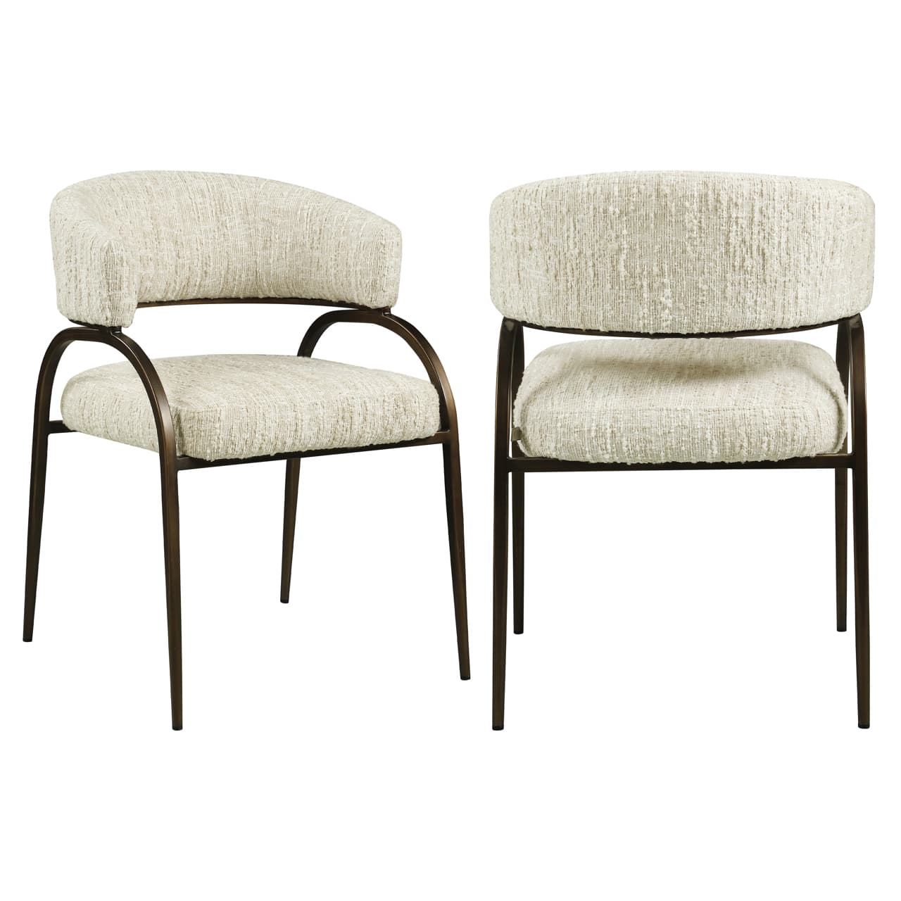 Eetkamerstoel Charda beige angora