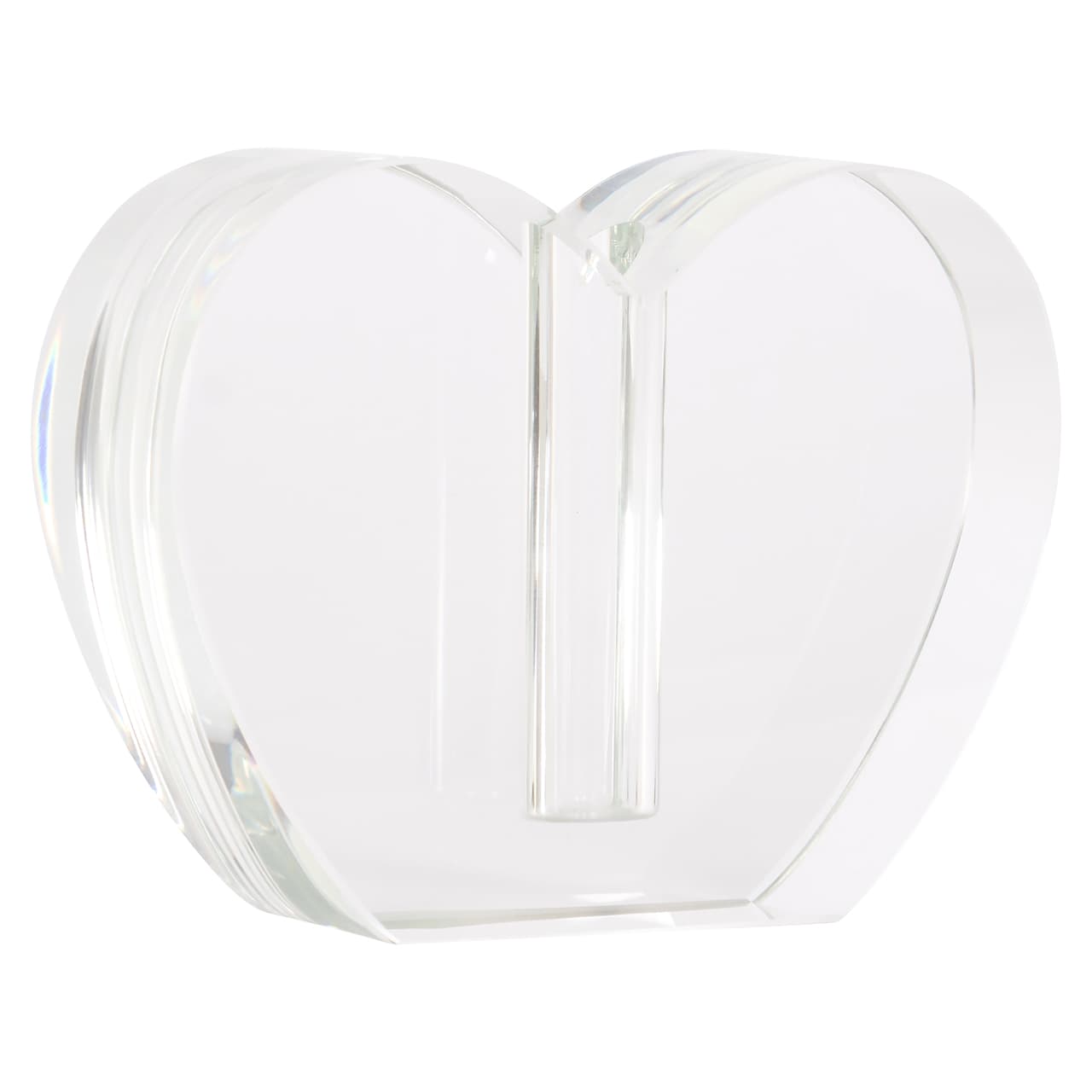 Kandelaar Sana small, hartvormig glas