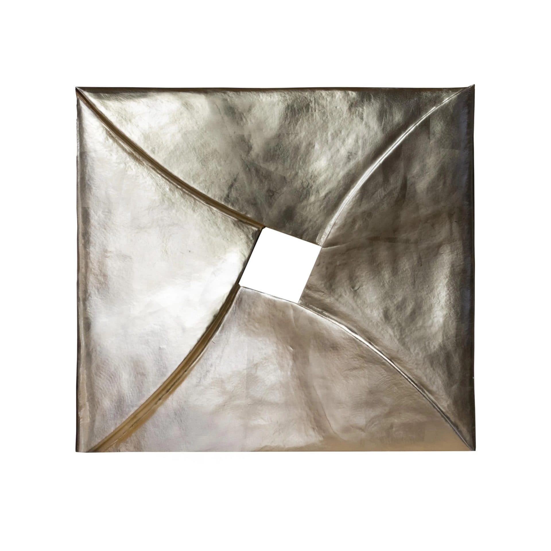 3D wanddecoratie square goud 80x80x4 cm