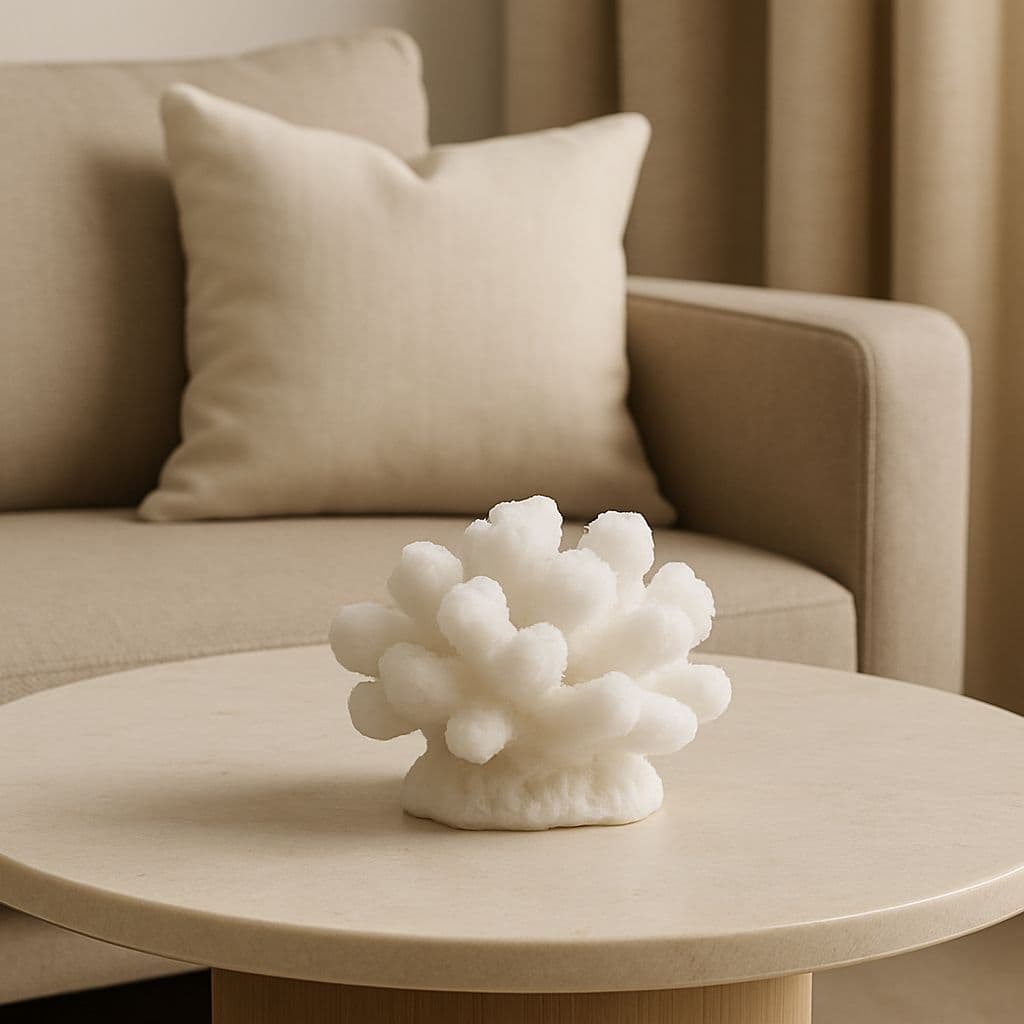 Koraal decoratie wit Mare 13,5 x 17,5 x 15,5 cm