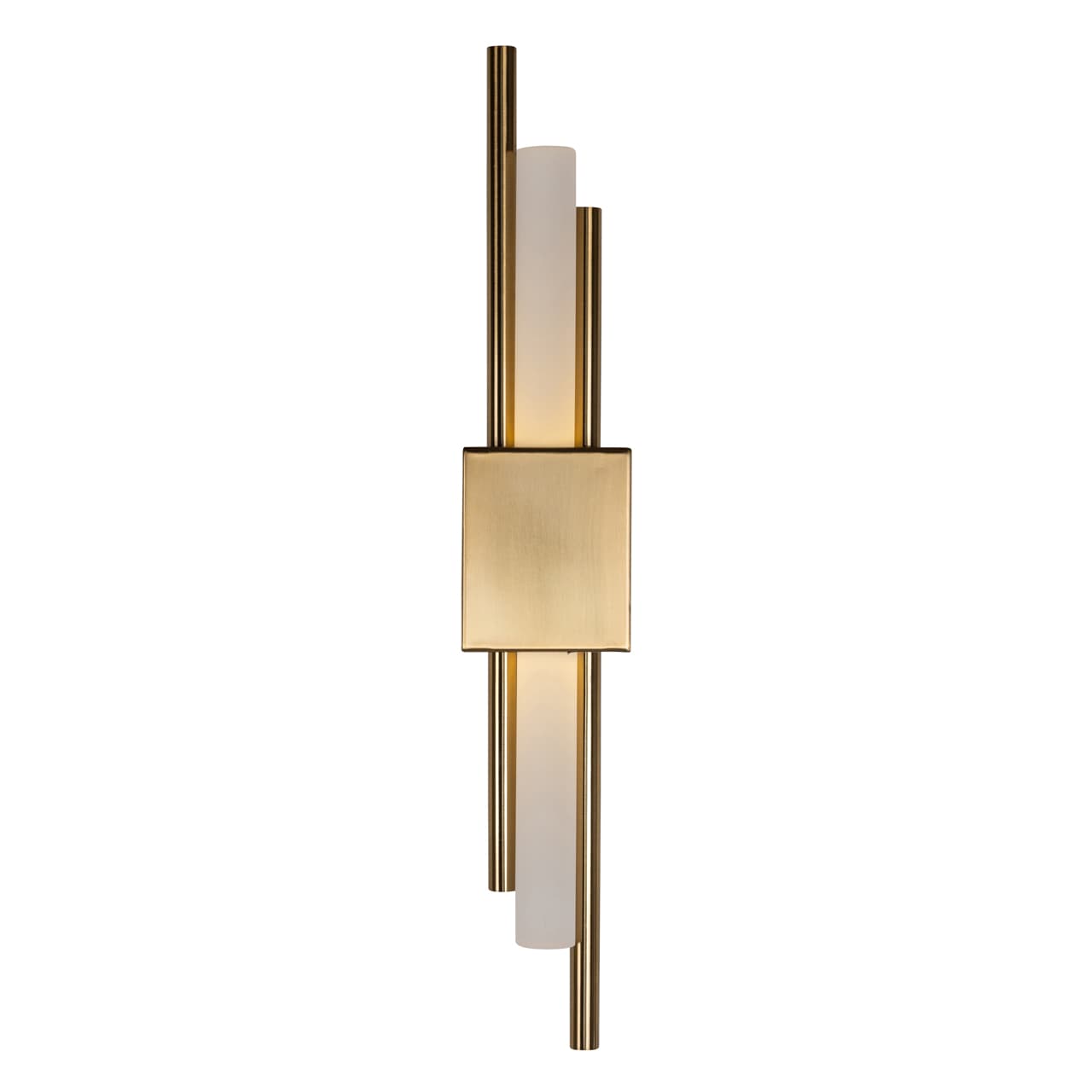 Wandlamp Mylas goud metaal met acryl 50 cm