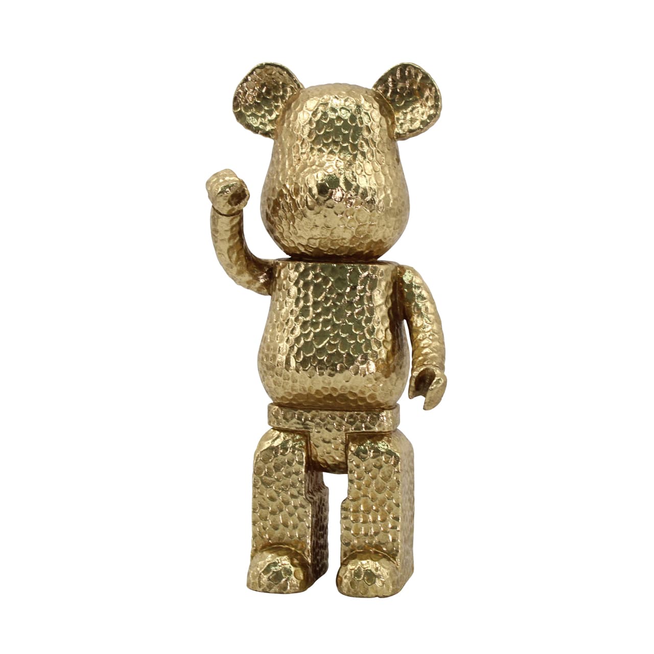 Decoratief object beer goud polyresin met reliëf 30 cm
