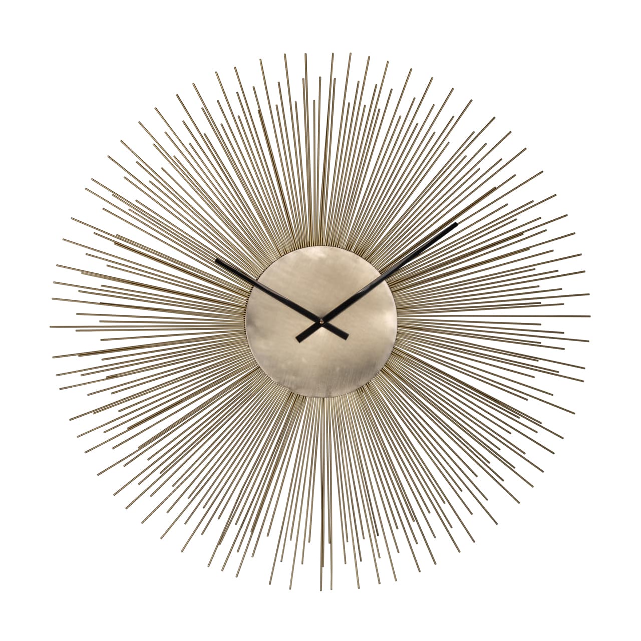 Wandklok Chasin goud ijzer met zonvorm 90 cm