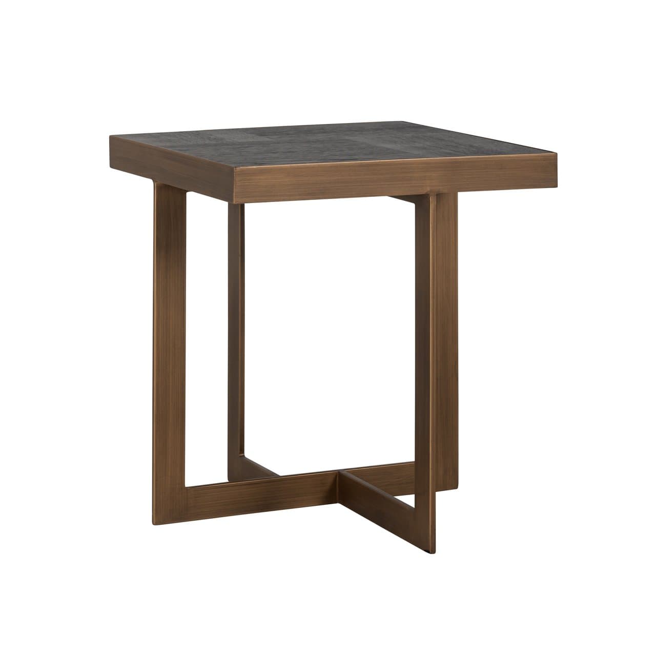 Bijzettafel Cambon dark coffee eiken fineer 50x50x55 cm