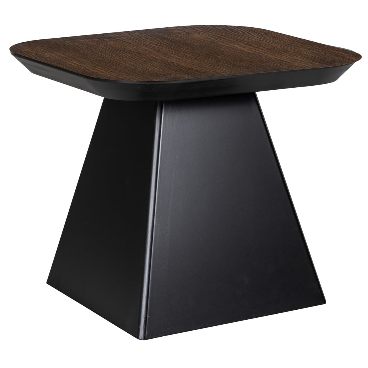 Bijzettafel Bonvoy brown eikenfineer 50x50x40 cm