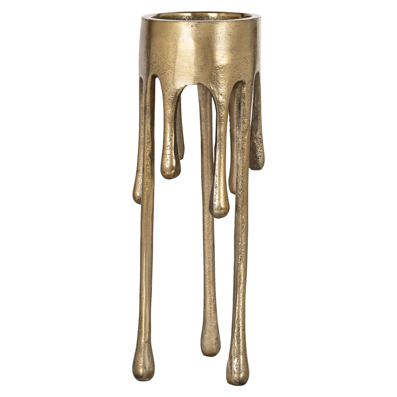 Kandelaar Lorin brushed gold aluminium 36 cm