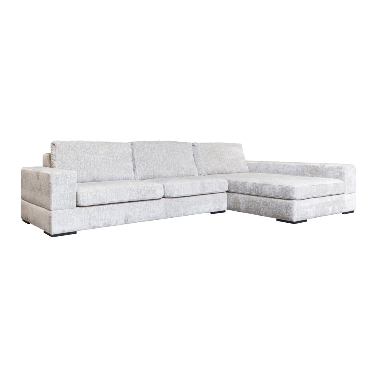 Bank Pasha pearl island 3-zits met chaise longue rechts (366 cm)