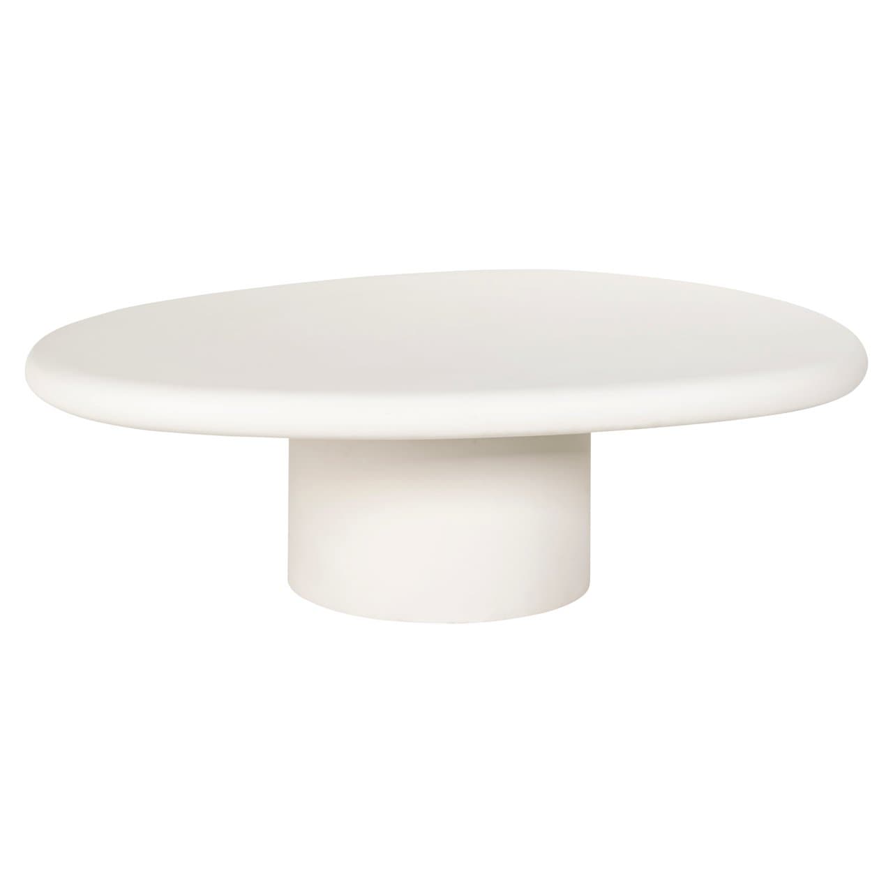Salontafel Bloomstone white organisch 110x90x35 cm