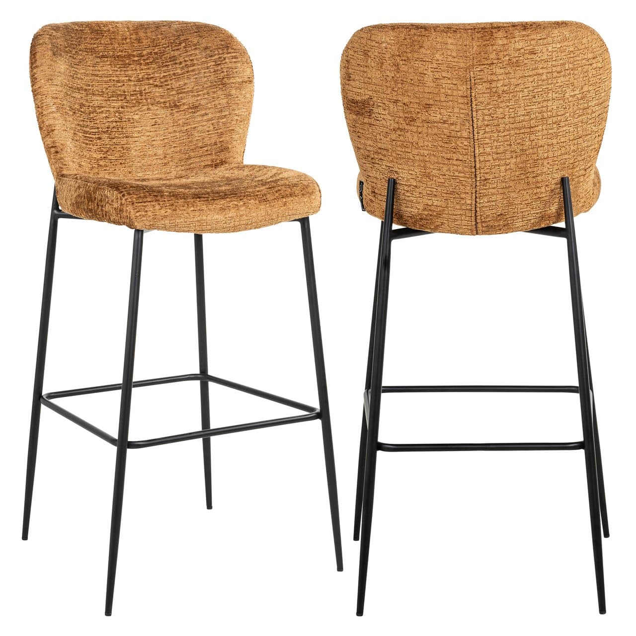 Barstoel Darby cognac fusion - zithoogte 76 cm