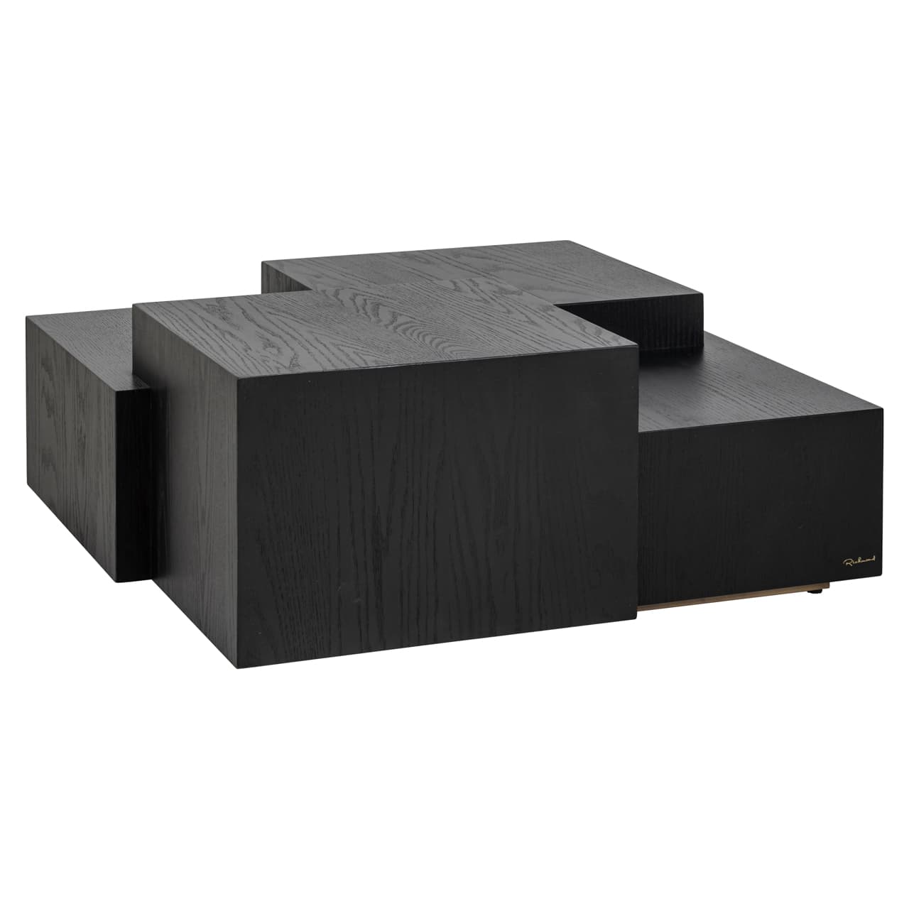 Salontafel Lennox dark coffee eiken 100x100x39 cm