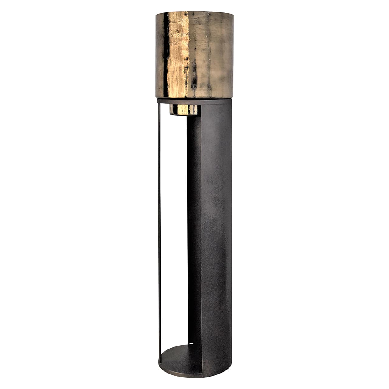 Windlicht Dane large koperkleurig ijzer 120 cm hoog